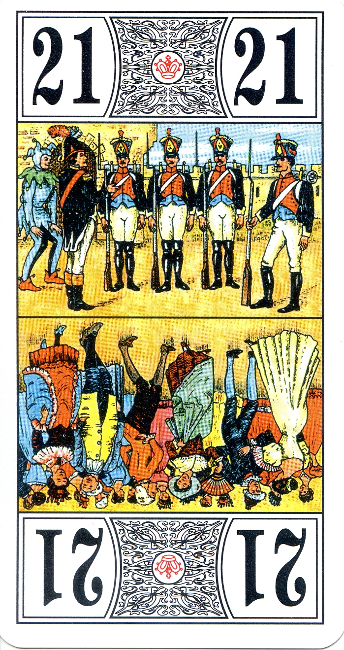 Jeu de Tarot cartes De Luxe Dal Negro – Coq Imperial